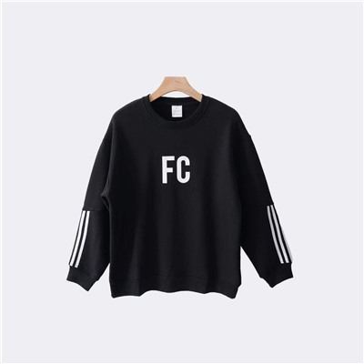 Мужской пуловер FC на флисе