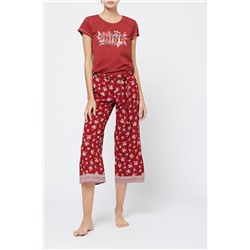 Klem футболка Плитка красная под мрамор