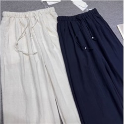 Однотонные прямы брюки