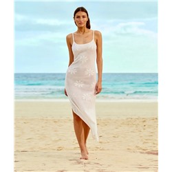 Vestido largo de crochet