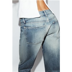 TRF LOW-RISE WIDE-LEG JEANS