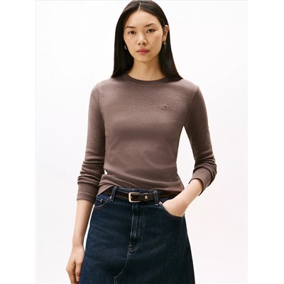 Long-Sleeve Crewneck Favorite T-Shirt