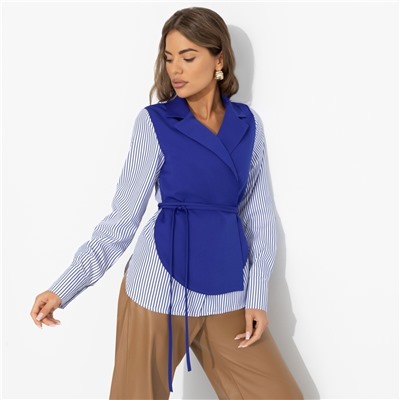 Рубашка с подплечниками, Собрание идей (blue)