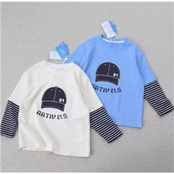 Лонгслив для мальчиков (110-160)