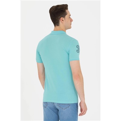 Erkek Mint Basic Polo Yaka Tişört