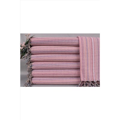 Kayra Export Peştemal Pembe Ev Hediyesi Peştemal Organik Küçük Boy 45x95 Cm Peşkir