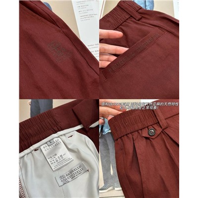 Мужские льняные шорты из комплекта    (5 цветов ) брунелл*о кучинелл*и