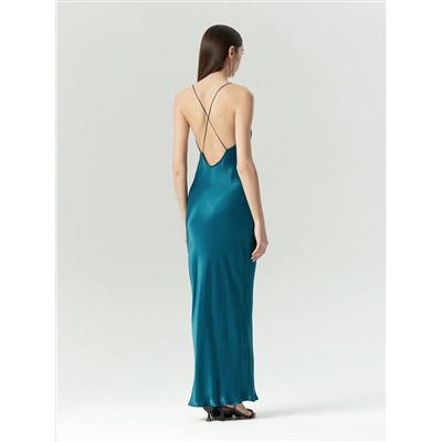 Платье макси с открытой спиной, PL1597/jewel