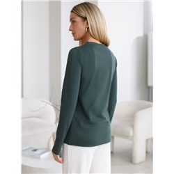 Джемпер из премиального хлопка с эластаном