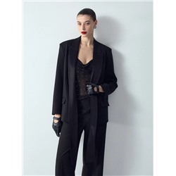 Жакет-смокинг с атласной отделкой, ML798/ubo