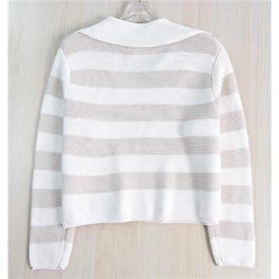 Повседневный полосатый свитер