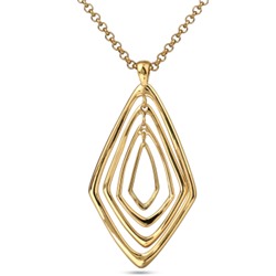 Кулон Румба (покрытие золото) 88-93см, Есть комплект