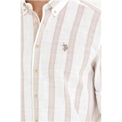 Erkek Taş Uzun Kollu Gömlek