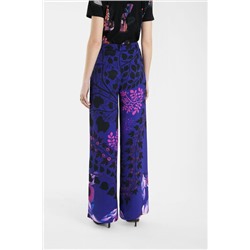 Pantalón pata ancha flores