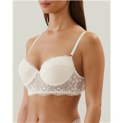 Bustier push-up de encaje