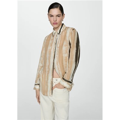 Camisa 100% ramio estampada