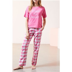 Розовая футболка Siam