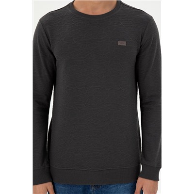 Erkek Antrasit Sweatshirt