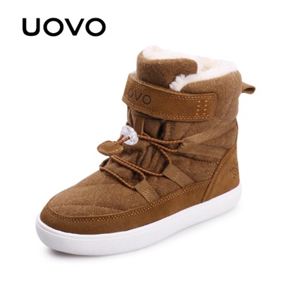 Зимние ботинки из замши