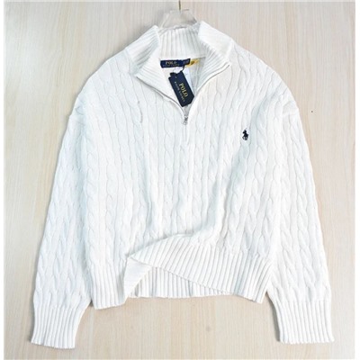 Элегантный свитер в стиле ретро с косичной вязкой РАЛЬ*Ф Л