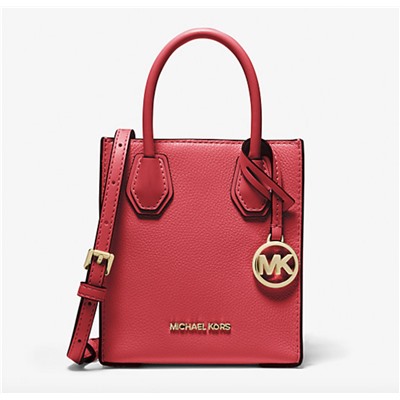 MICHAEL MICHAEL KORS Mercer Extra-Small Pebbled Leather Crossbody Bag