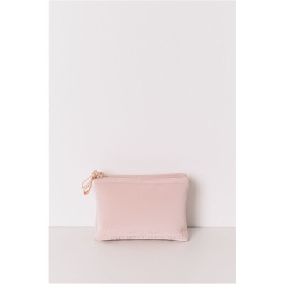 Neceser mediano rubber rosa