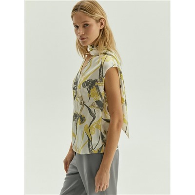 Блузка из 100% вискозы, B3246/narcis