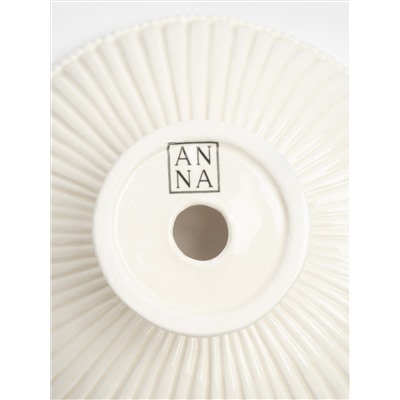 Блюдо на ножке, 17х9 см, керамика D, белое, Tulip