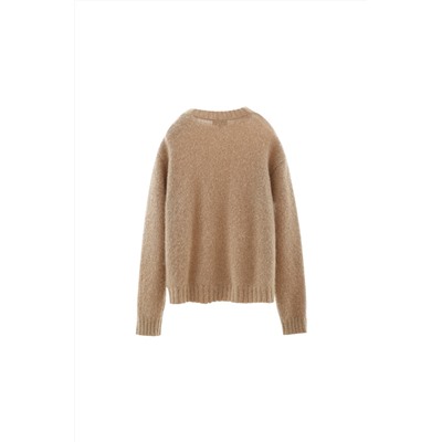 Jersey de mohair y lana Camel