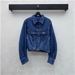 Джинсовая куртка  с лацканами    ЛОЕВ*Е 💛