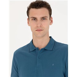 İndigo Slim Fit Polo Yaka Basic Tişört