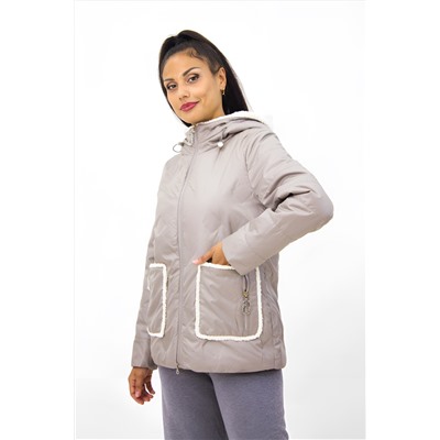 Модная куртка с меховой отделкой Тренд, арт. 926 демисезон.