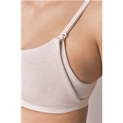 Sujetador tipo top "maternity" algodón