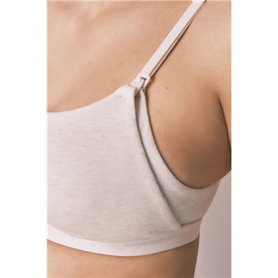 Sujetador tipo top "maternity" algodón