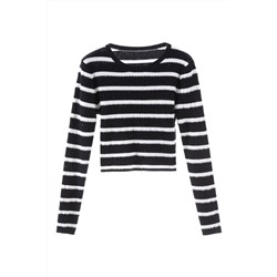 Jersey de lana y cachemir Negro