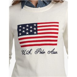 FLAG CREW NECK SWEATER