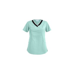 Butter-Soft Scrubs by UA™ Contrast Binding V-Neck Top