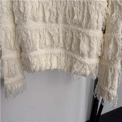 Женский свитер с кисточками   Chane*l