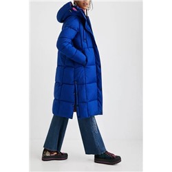 Abrigo recto acolchado