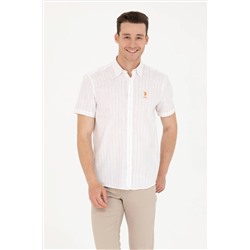 Erkek Kiremit Kısa Kollu Gömlek