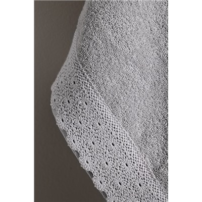 Analisa %100 Pamuk 2'li El Havlusu - Gri - 30x45 cm