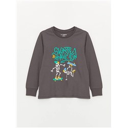 LC Waikiki Bisiklet Yaka Baskılı Uzun Kollu Erkek Çocuk Pijama Takımı, LCW Kids                                            
                                            Bisiklet Yaka Baskılı Uzun Kollu Erkek Çocuk Pijama Takımı