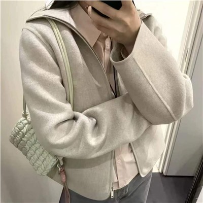 Женское пальто из смеси шерсти и лиоцелла  CO*S