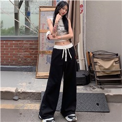 Женские комфортные штаны на шнуровке  в стиле Pol*o Ralp*h Laure*n