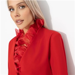 Брючный костюм со съемным воротником-воланом, Всегда вовремя, всегда стильно (2 в 1 с воротником)