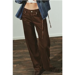 TRF WIDE-LEG LOW-RISE JEANS