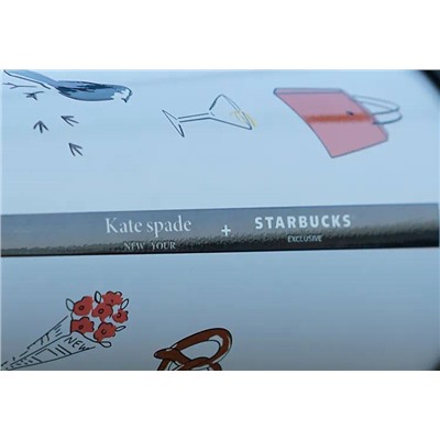 Кружка термос, новая коллекция Экспорт Starbuck*s&Kat*e spad*e