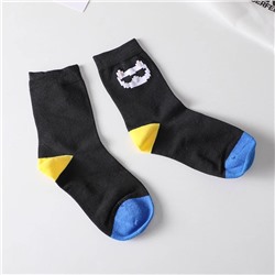 Женские весенне-летние носки с мультяшным рисунком, 2 пары