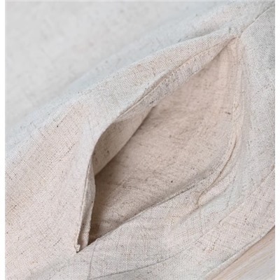 Женское платье из хлопка и льна