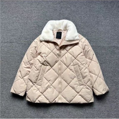 Женская теплая куртка с меховым воротником БОЛЬШИХ РАЗМЕРОВ, экспорт в Россию  FUNDA*Y